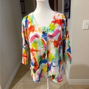 Colorful Abstract Women's Top